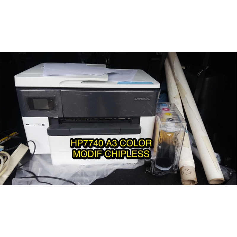 HP7740 A3 COLOR MODIF INFUS CHIPLESS