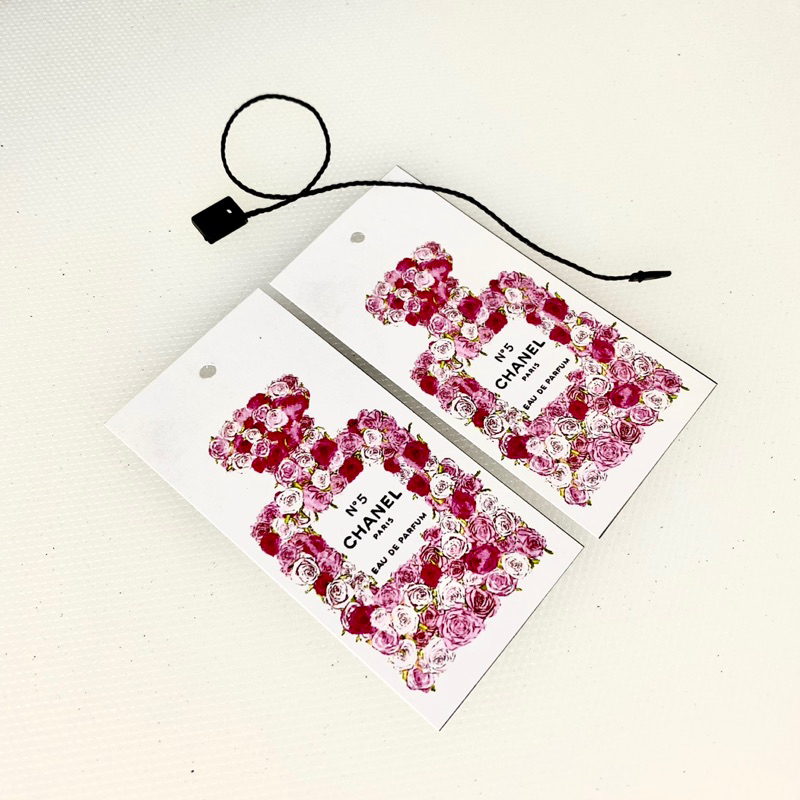 CHANEL PARFUME LOGO TAG // TAG PARFUME // HANGTAG CHANEL