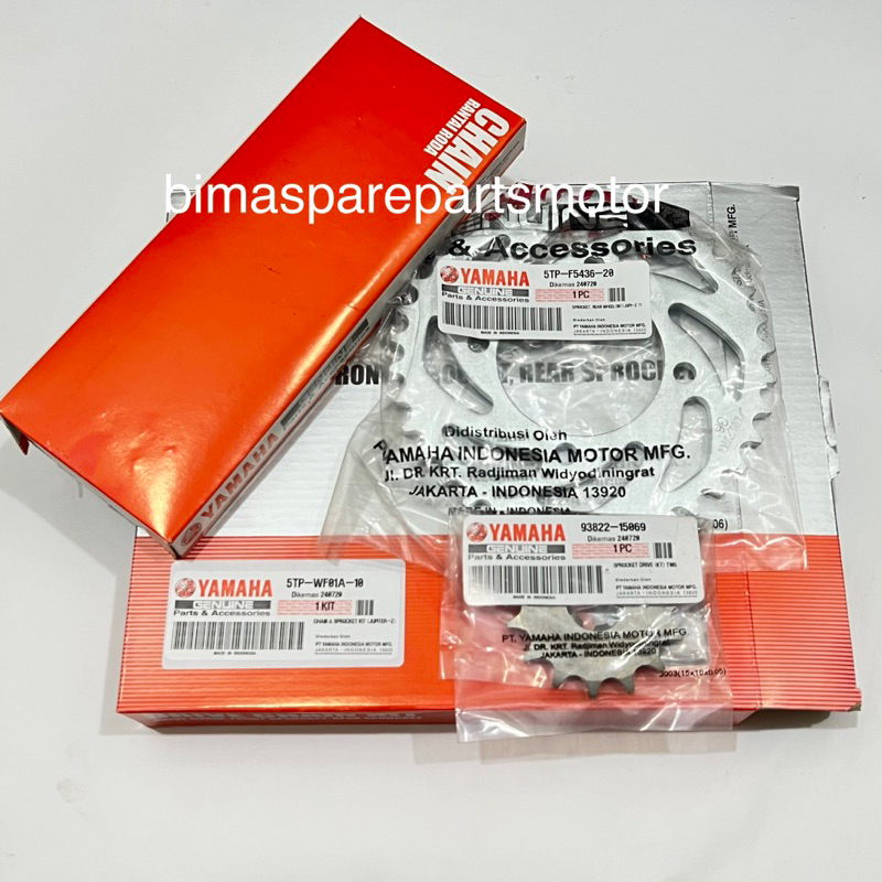 Gear Set Gear Paket Jupiter Z Lama 5TP
