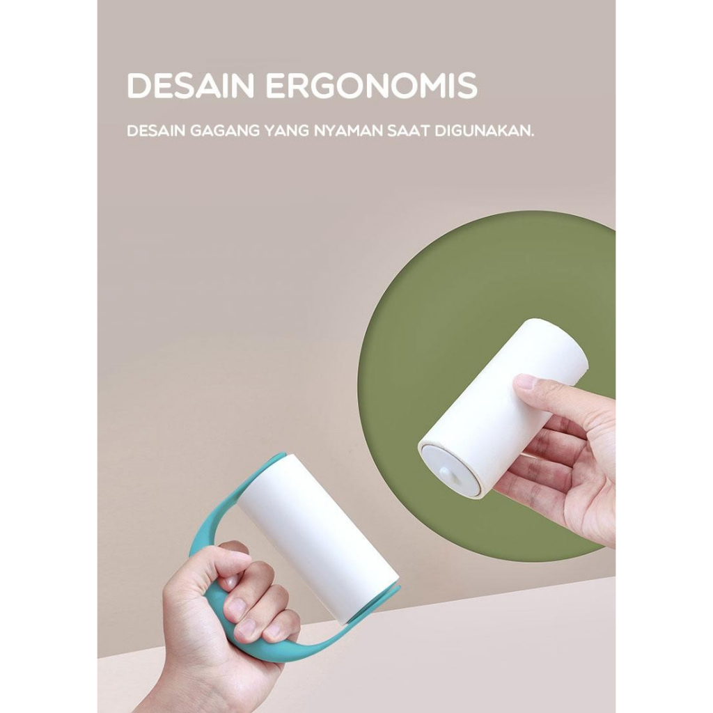 Lint Roll Sticky Roll Pembersih Debu Baju Bulu Kucing Roll Bulu Pakaian Portable