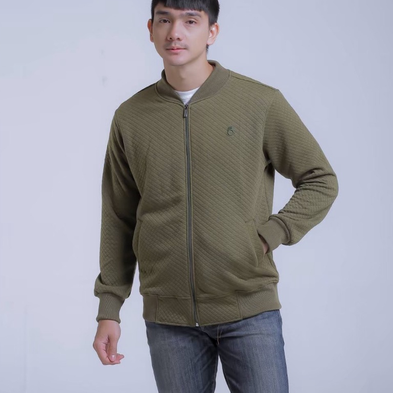 (COD) COMFY JAKET/ JAKET COMFY ORIGINAL SIZE M-L-XL-XXL 6 WARNA HIJAU ARMY - COMFY JACKET JAKET PRIA