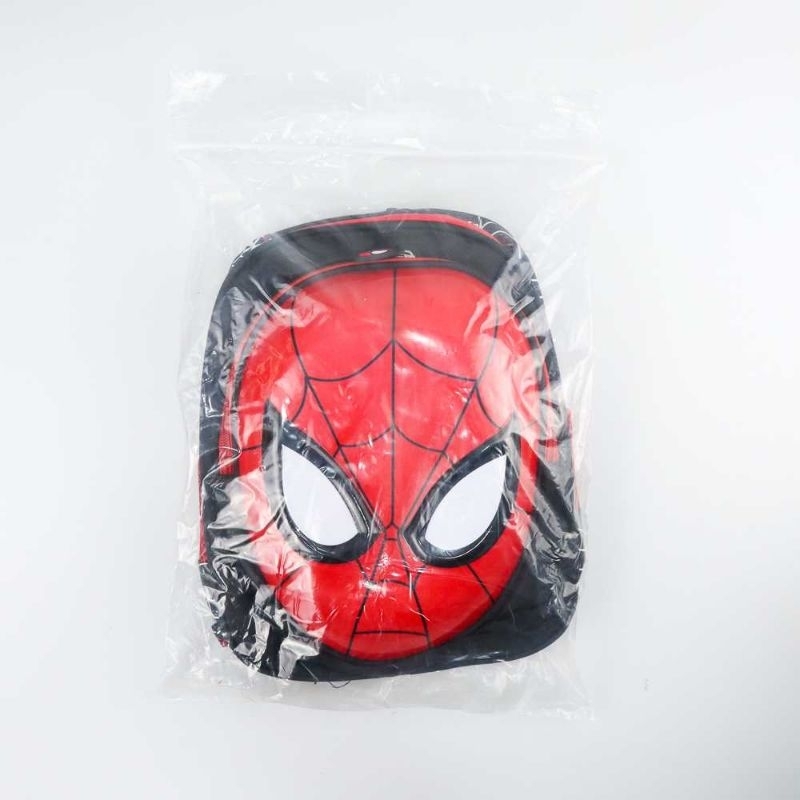 Toddi Tas Ransel Sekolah Anak Backpack Model Spiderman - 1801 Black