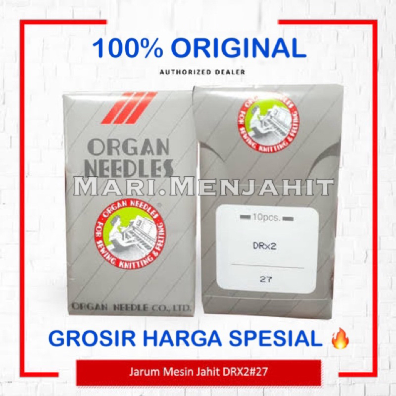 Jarum Organ DRx2 / DR x 2 untuk mesin jahit karung karpet geotextile geotekstil geo tekstil