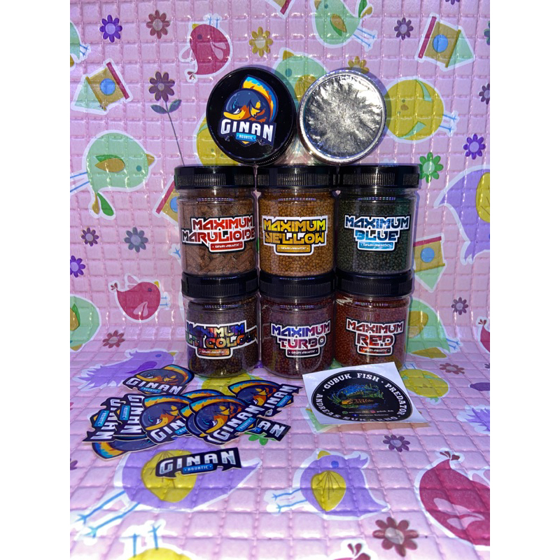 PROMO MAXIMUM PELET PAKAN CHANNA ORIGINAL GINAN.AQUATIC