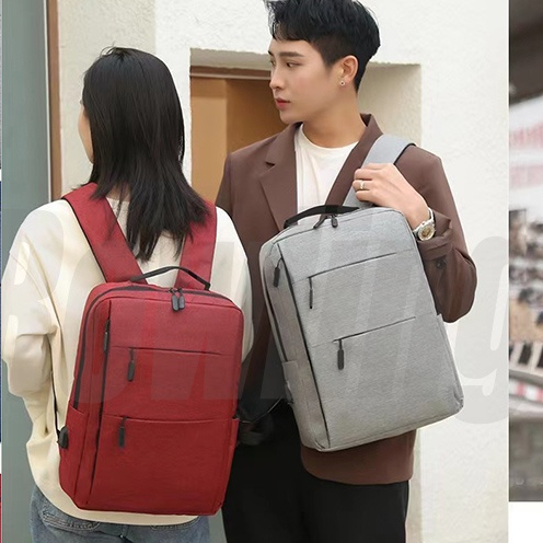 Rowling (Tas-239) RANSEL LAPTOP 3 IN 1  LOCKER TAS PRIA USB IMPORT PLUS POUCH KECIL BACKPACK MURAH PUNGGUNG BAG SEKOLAH TERBARU