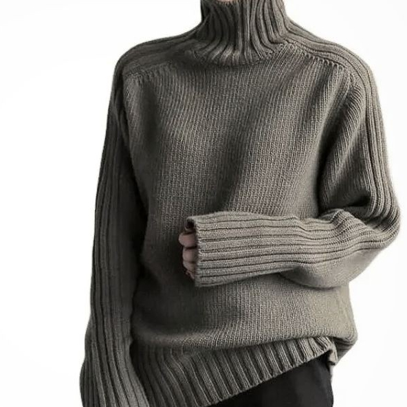 Sweater Turtleneck Rajut Premium Wanita Sweater Rajut Premium Tebal Sweater Oversize