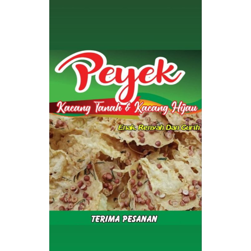

peyek kacang hijau dan kacang tanah