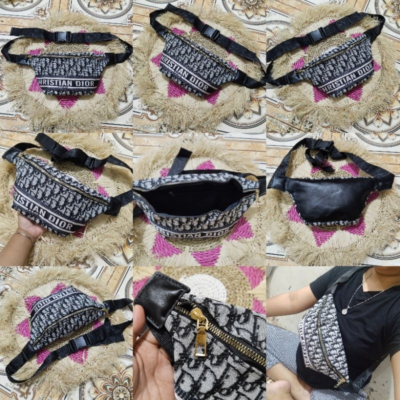 BEST SELLER d*r waistbag beltbag bumbag slingbag /tas pinggang /tas waistbag/tas beltag kekinian