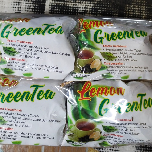 

Minuman Herbal Wedang Lemon Green Tea isi 10 Pcs