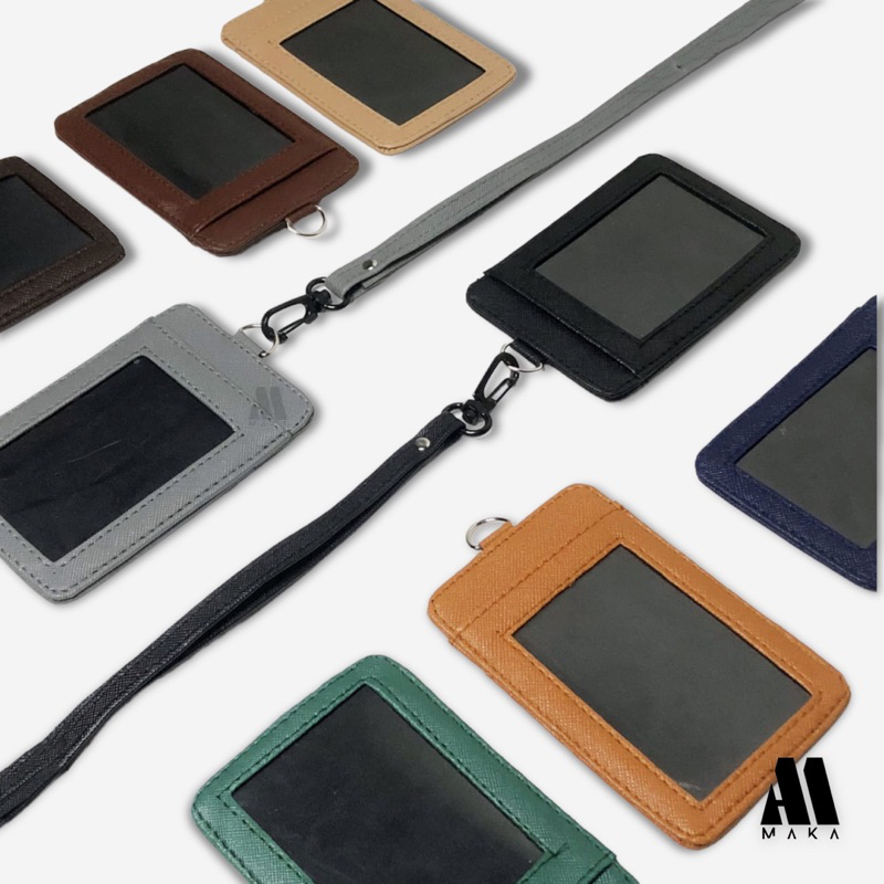 

H7Y ID CARD NAMETAG SYNTHETIC LEATHER / GANTUNGAN TALI KARTU NAMA / KALUNG KARTU NAMA / DOMPET KARTU