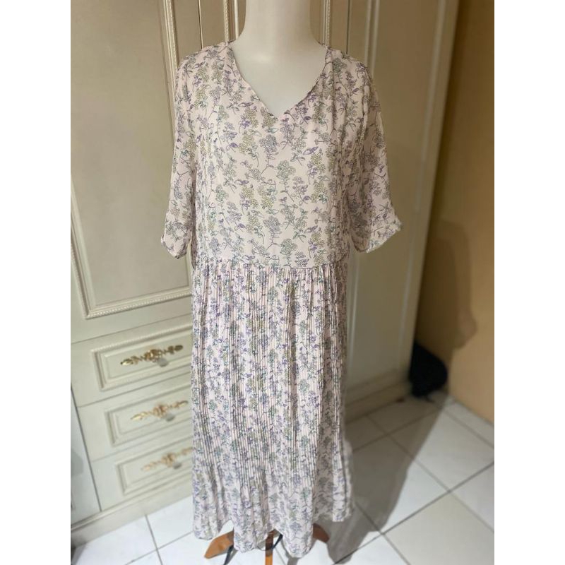 Sale Dress Sifon Dress Korean Look Dress Plisket