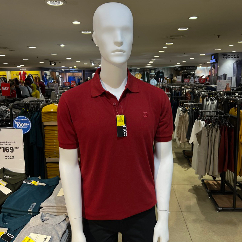 Cole kaos polo pria big size denhan banyak warna S-XXL