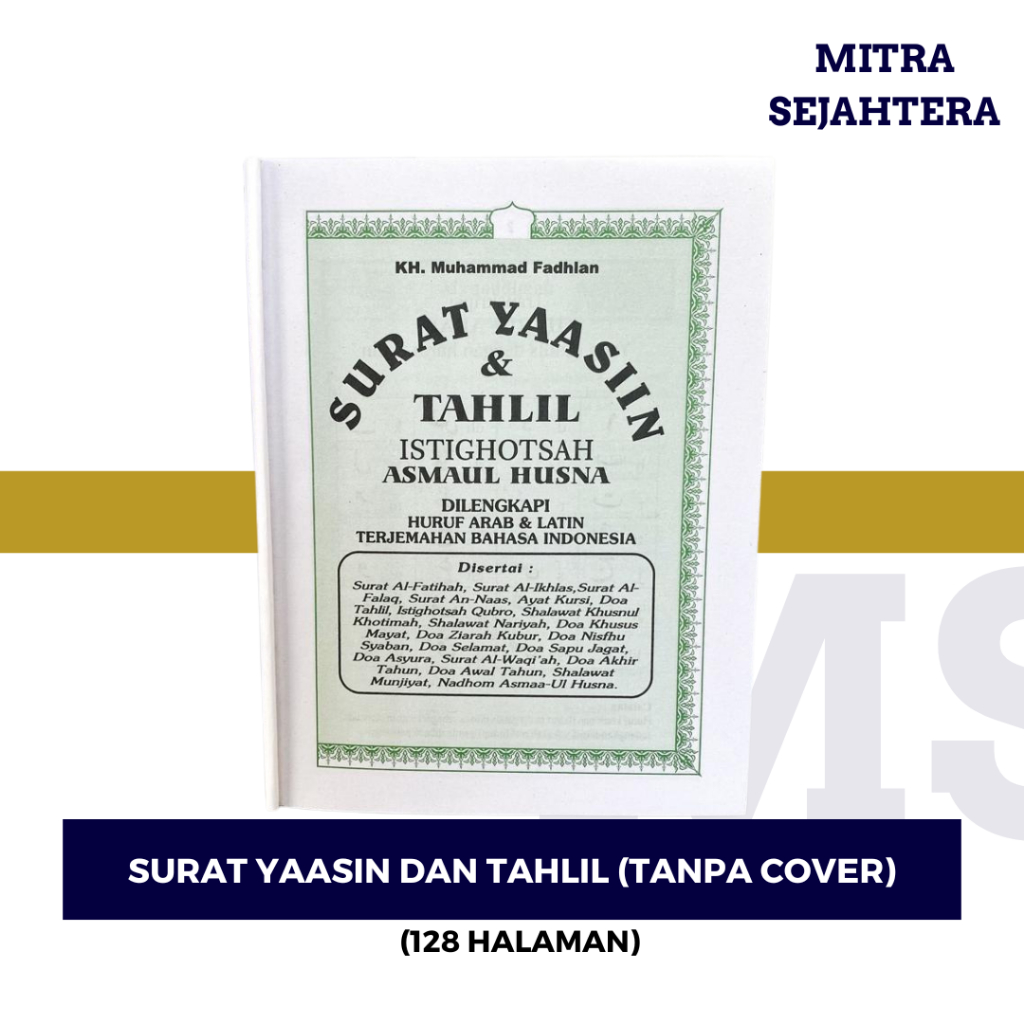 SURAT YAASIN DAN TAHLIL POLOS TANPA COVER 128 HAL