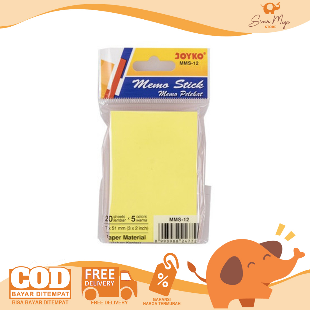 

Joyko Memo Stick MMS-12/ Memo Sticky Murah