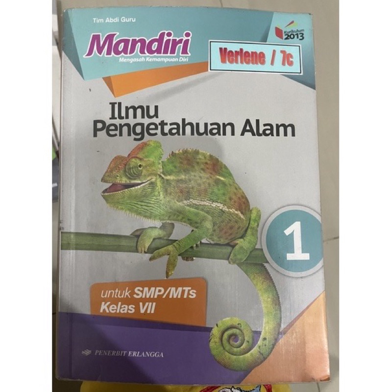 buku IPA mandiri kelas 7 erlangga