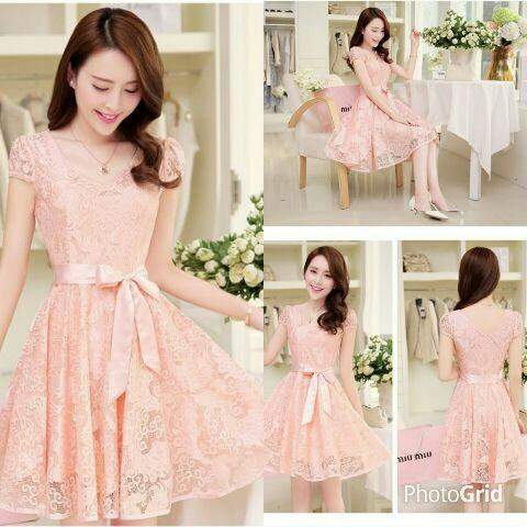 [Brukat vatia RO] dress wanita brukat varian warna