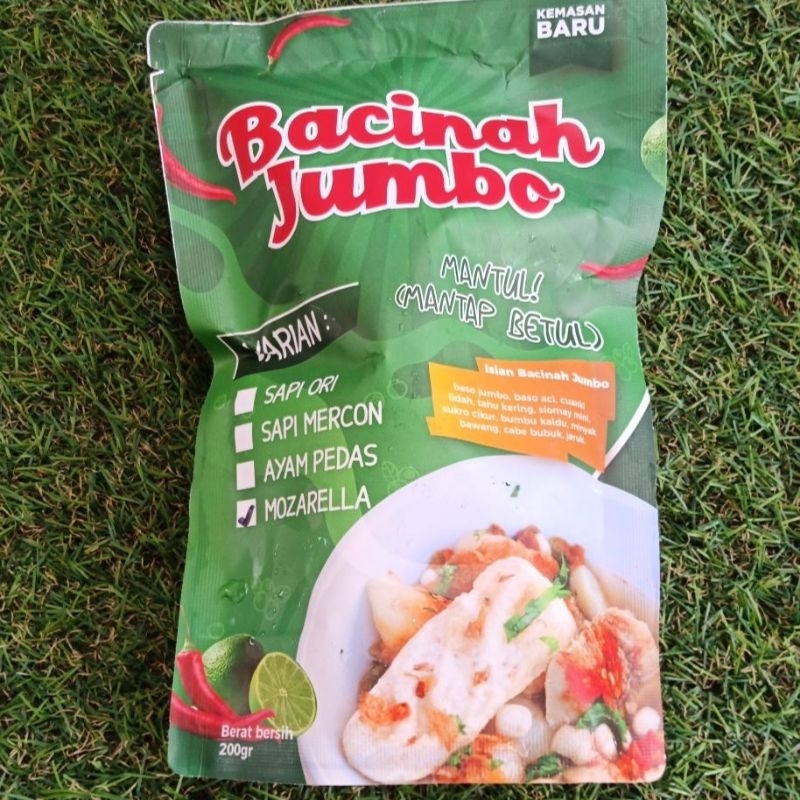 Jual Bakso Aci Bacinah Jumbo Mozza Shopee Indonesia