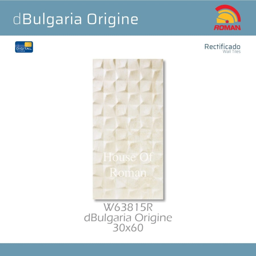 ROMAN KERAMIK DBULGARIA ORIGINE 30X60R W63815R (ROMAN HOUSE OF ROMAN)