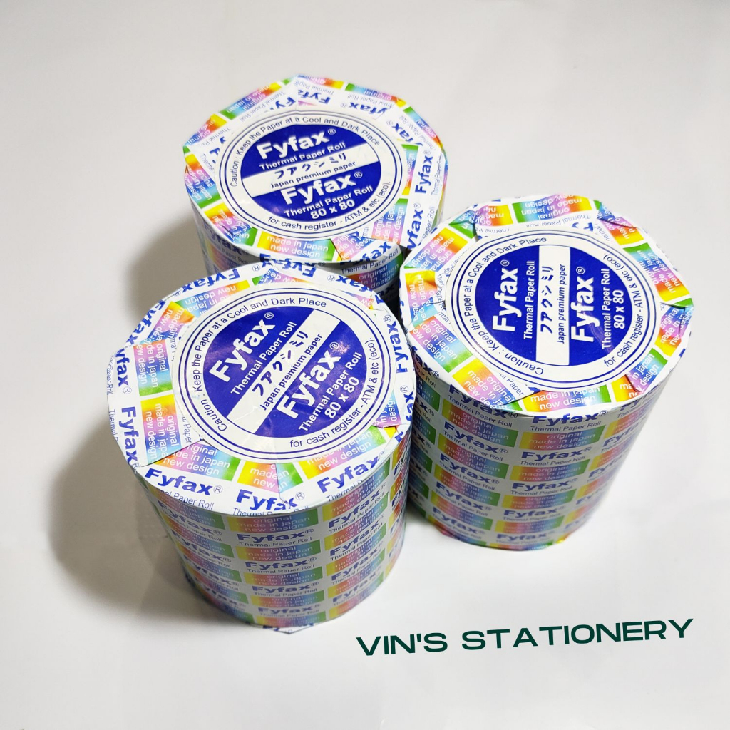 

ORIGINAL KERTAS / STRUK / KASIR / THERMAL / ANTRIAN FYFAX 80 x 80 mm