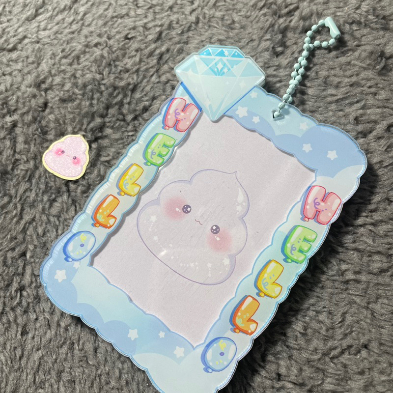 [READY] TRUZ Dessert Treasure HELLO Teume Card Photocard PC Holder Cahol 2 side sisi bolak balik