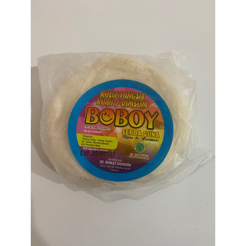 

Kulit dimsum boboy 50lmbr