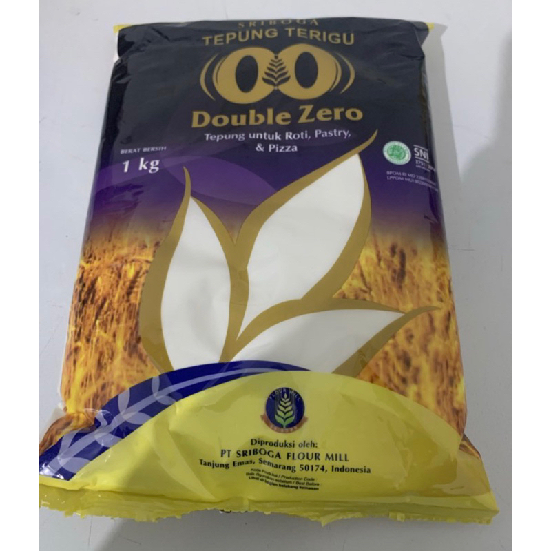 

Tepung Terigu Double Zero 1kg Sriboga protein tinggi