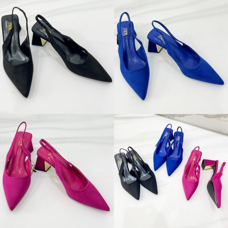 Zara Heels 6cm Selop S13884