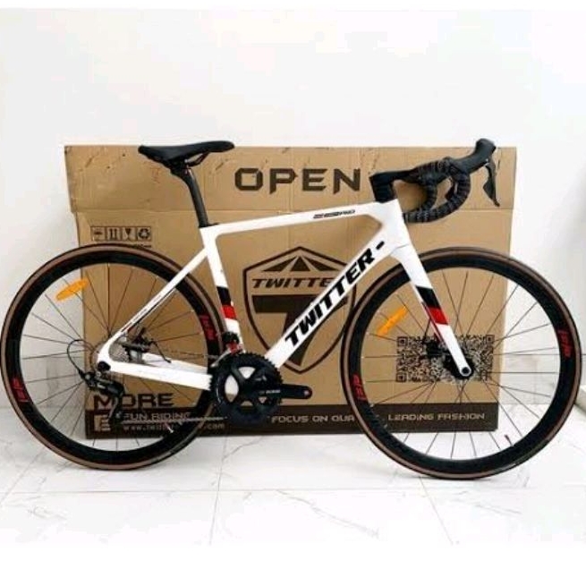 Sepeda Roadbike Twitter stealth pro full carbon NEW