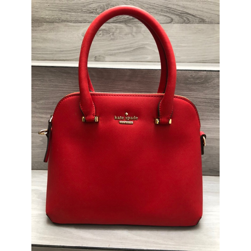 tas Kate spade red preloved