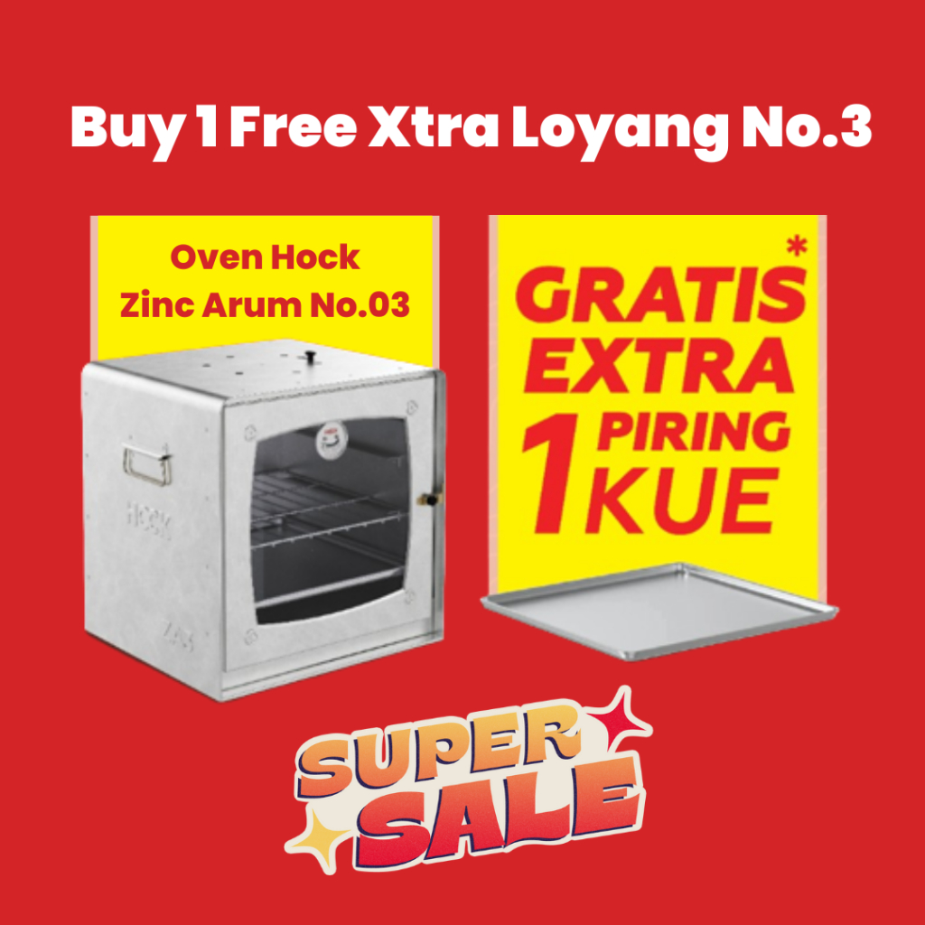 [FLASH SALE] Oven Zincarum No 3 / Oven Hock No 3 Zincarum Putaran Hawa