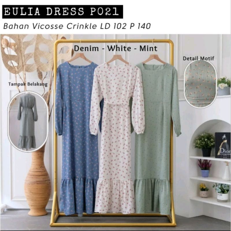 EULIA DRESS / DRESS HANGOUT / DRESS KONDANGAN / SLIM DRESS