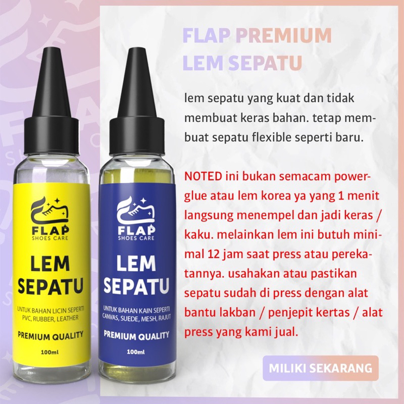 FLAP Lem Sepatu Premium Super Kuat dan Tahan Air 100ml