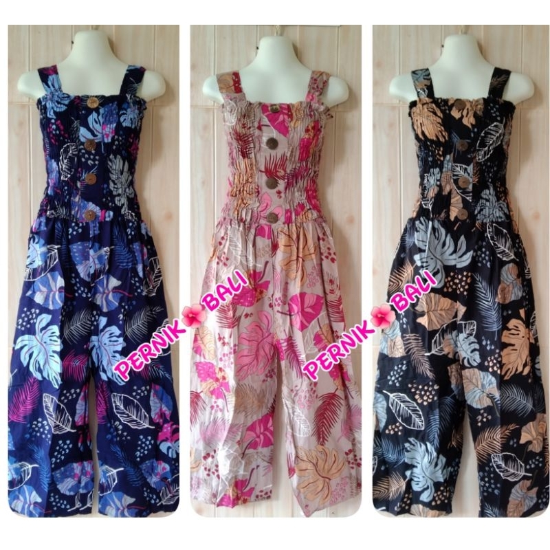 Jumpsuit Kancing panjang Rayon PernikBali