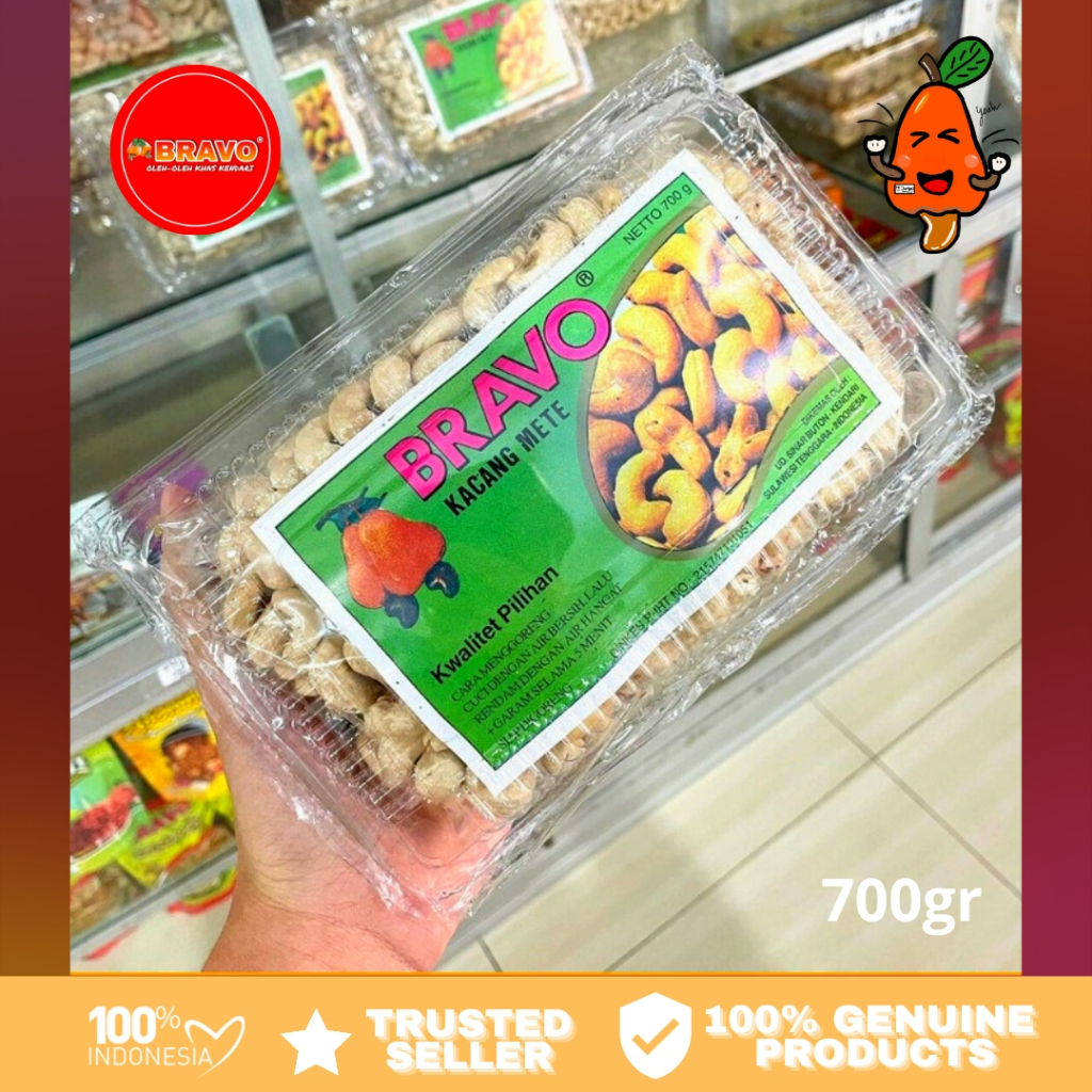 

Kacang Mete Mentah BRAVO SUPER 700gr