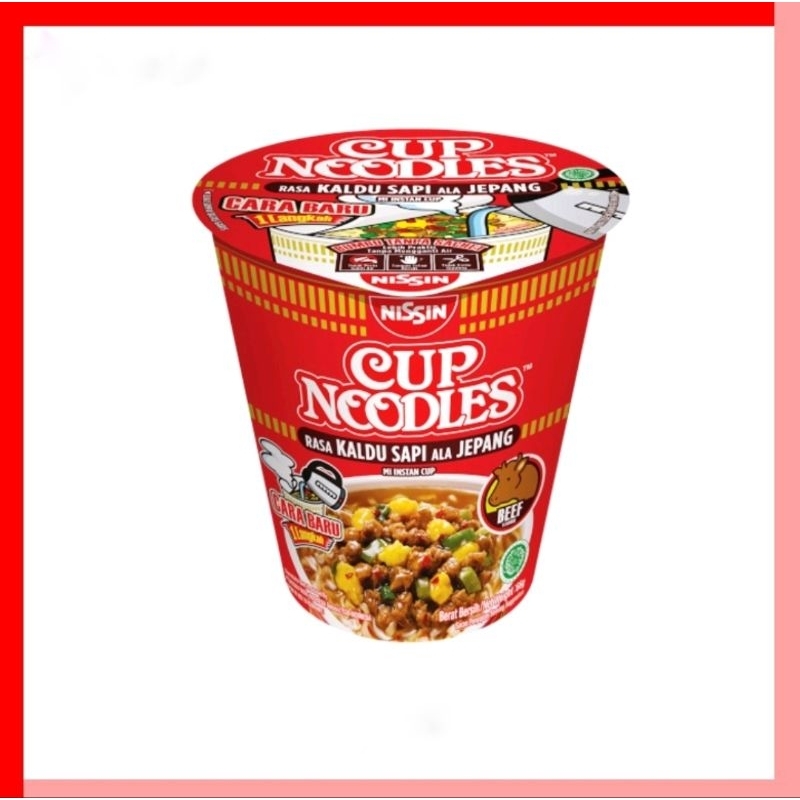 

NISSIN CUP NOODLES RASA KALDU SAPI ALA JEPANG