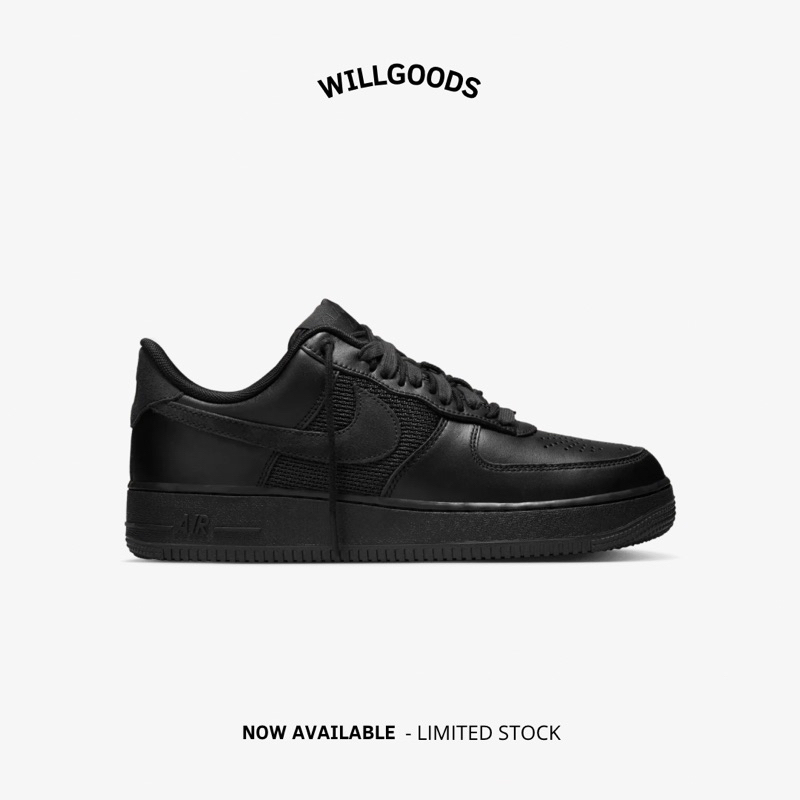 Nike Air Force 1 Low x Slam Jam Black Off Noir Original Resmi BNIB