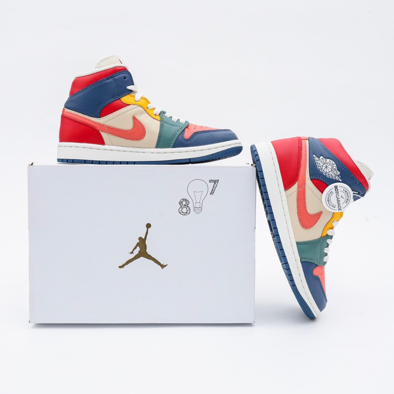 Air Jordan 1 Mid Multicolor
