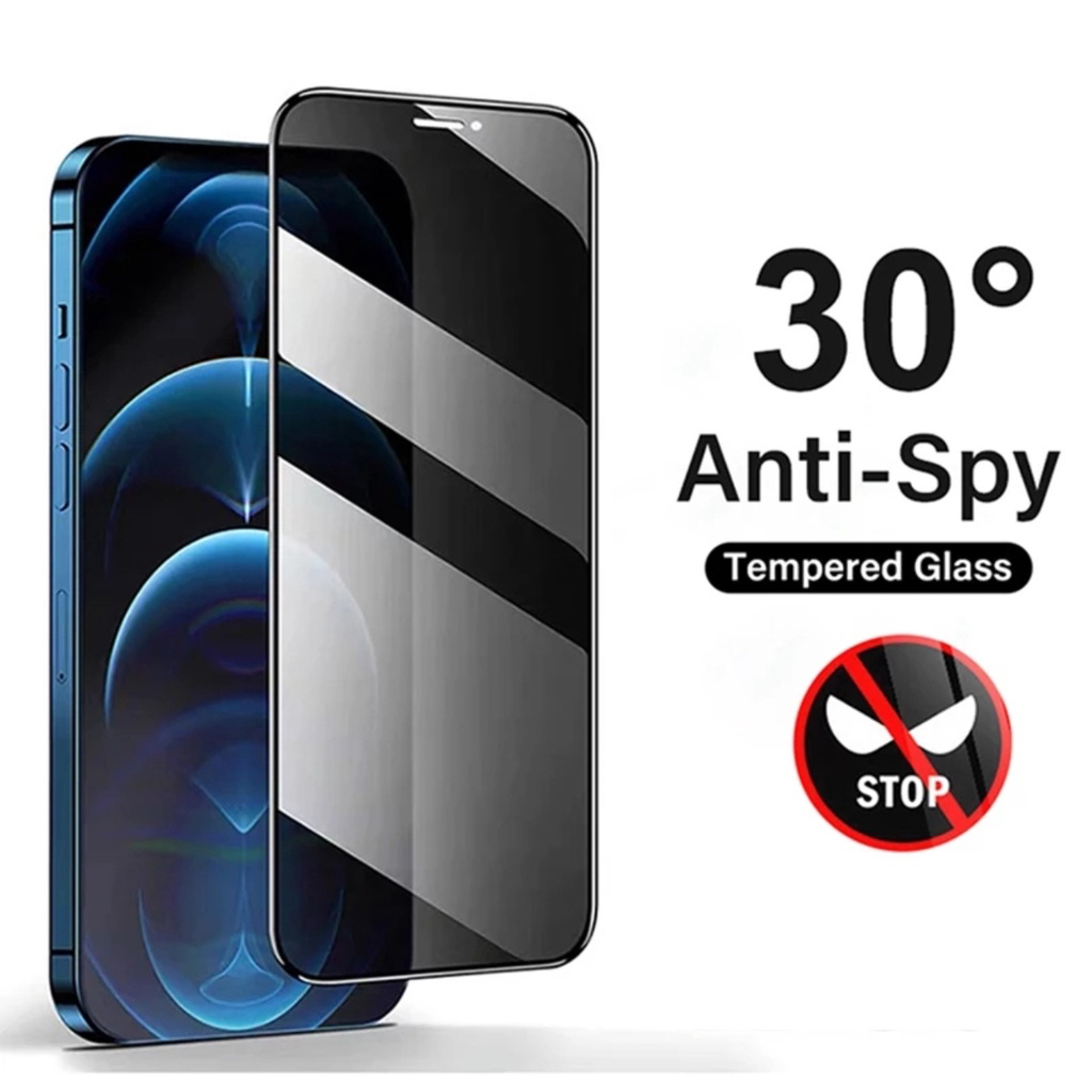 Tempered Glass Kaca Anti Spy Iphone 6 6s 6s Plus 6 Plus 7 7 Plus 8 8 Plus X Xs XR Xs Max SE 2020 Antigores Kaca Screenguard Temperglass Privasy Kaca Glossy Anti Spy