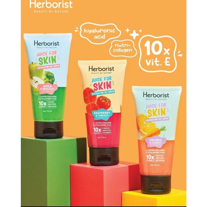 Herborist Juice For Skin Exfoliating Gel Scrub 150ml