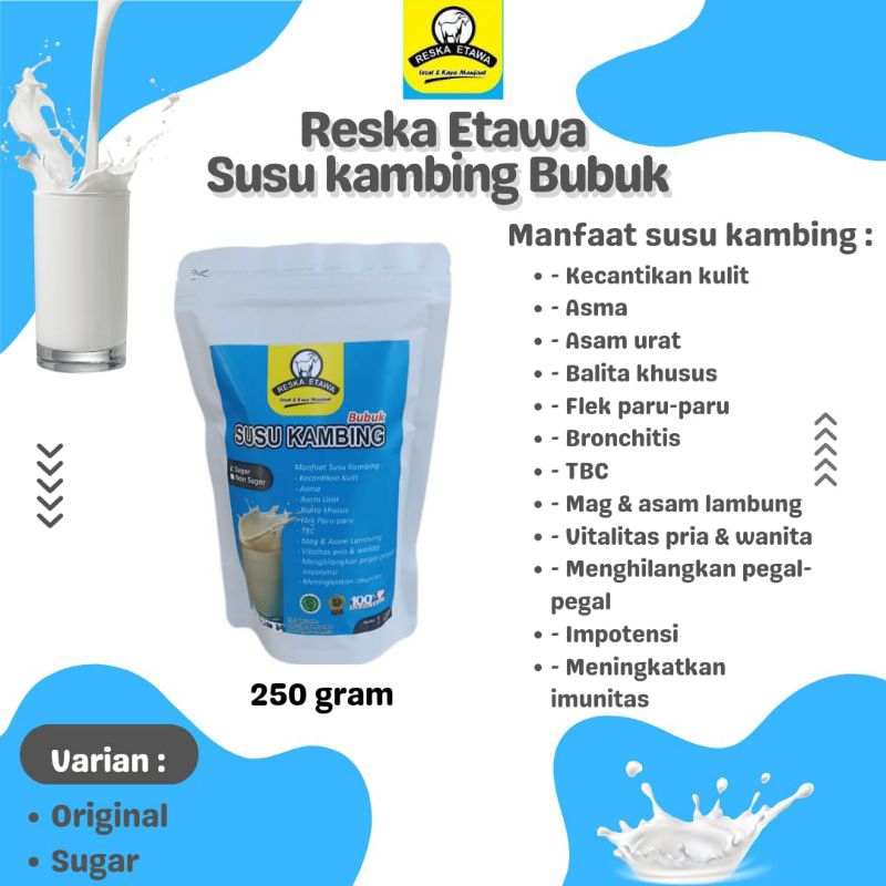 

Susu Kambing Reska Etawa 250gram Grade 1