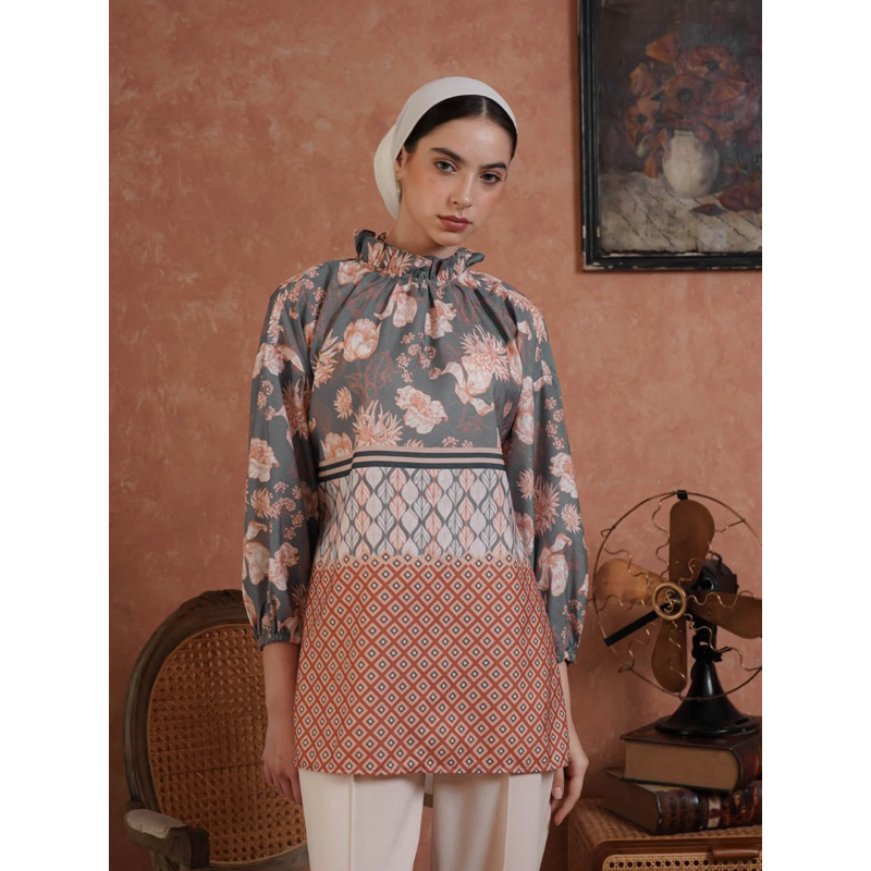 Khaza Tunic Green Aleza Label