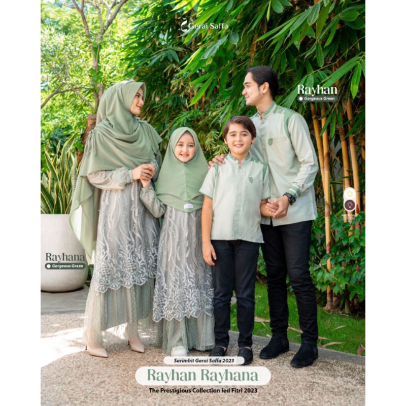 Gamis Koko Sarimbit Rayhan Rayhana By Gerai Saffa