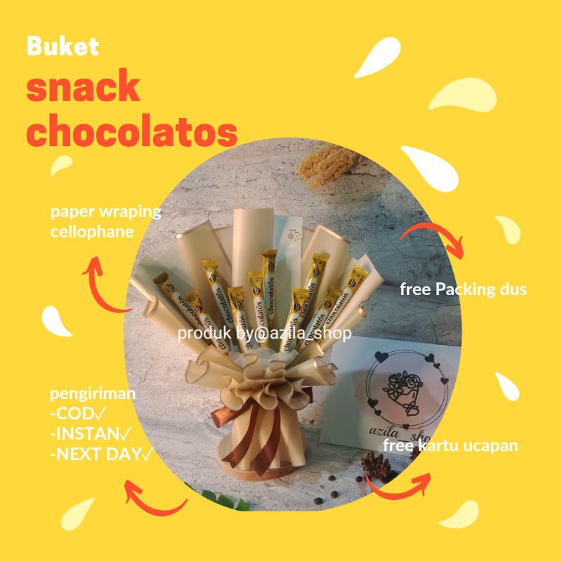 

BUKET SNACK CHOCOLATOS ISI 10pcs GIFT FOR BIRTHDAY/WISUDA/ANNIVERSARY