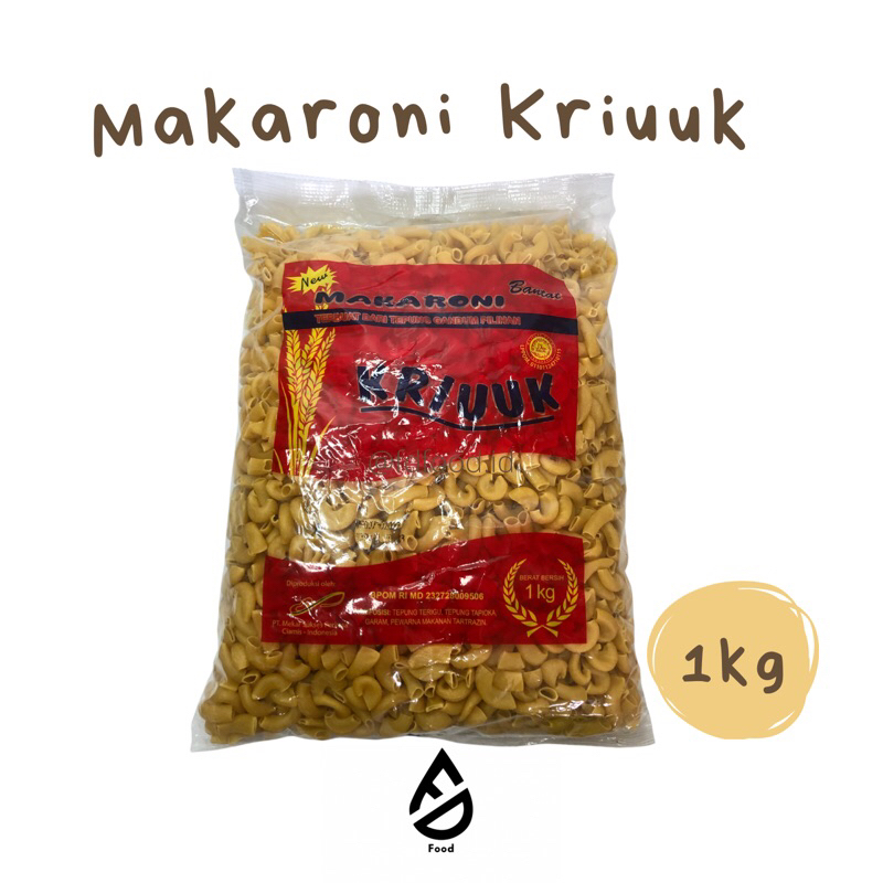 

MAKARONI KRIUUK 1kg / MAKARONI KERING