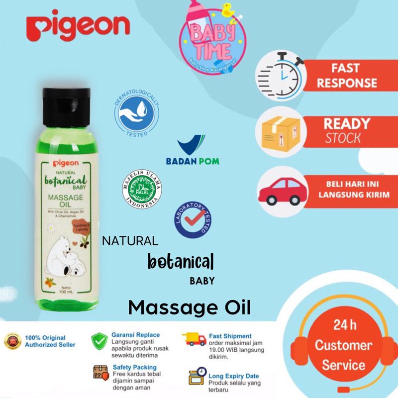 Baby Oil PIGEON Botanical Baby Massage Oil 100Ml