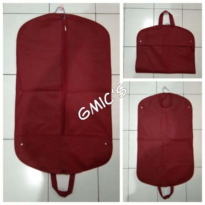 cover jas pelindung jas sarung jas merah maroon