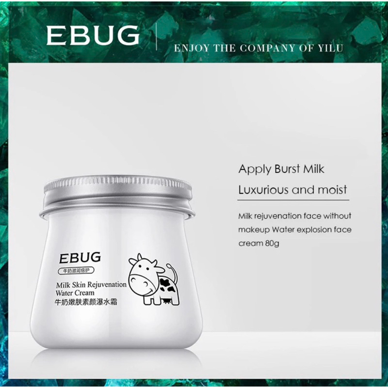 EBUG MILK SKIN REJUVENATION WATER CREAM 80 gram