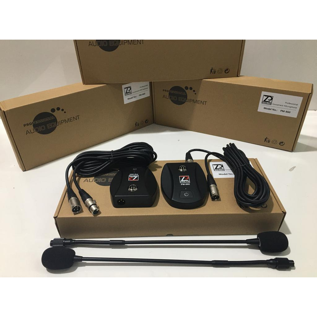Mic Podium Pasline PM 860 PM860 PM-860 Mic Meja Pasline