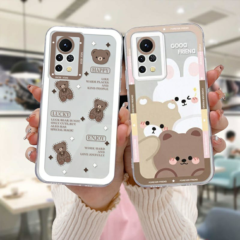 TEDDY ANGEL EYE case samsung a04 a04e a13 5g a04s a14 j4 plus a73 5g a53 m13 4g a01 a33 a23 j6 core a14