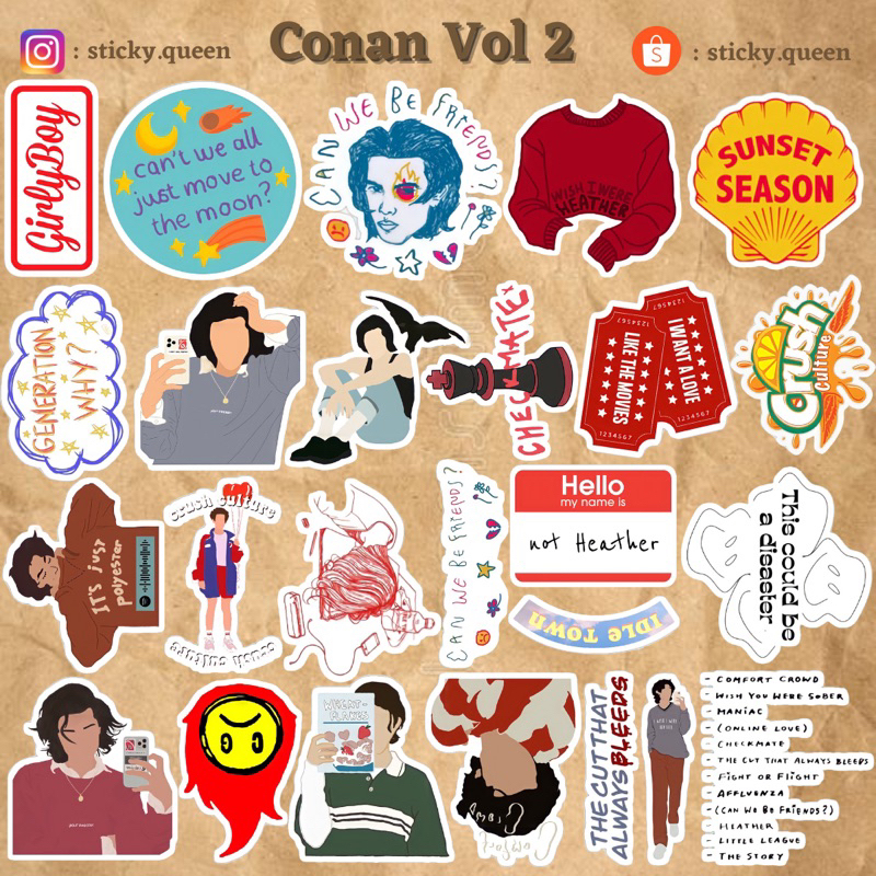 

STICKER TUMBLR CONAN VOL 2